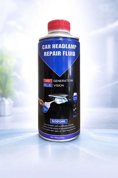 Líquido restaurador de faros para automóvi
