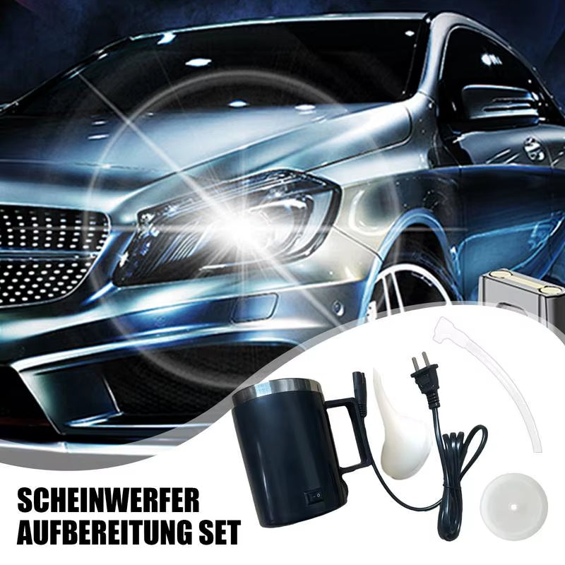 Car Headlights Renovation Polishing Kit Headlight Restoration Kit Workshop Automotive Care Tools No Liquid Polymer Headlights