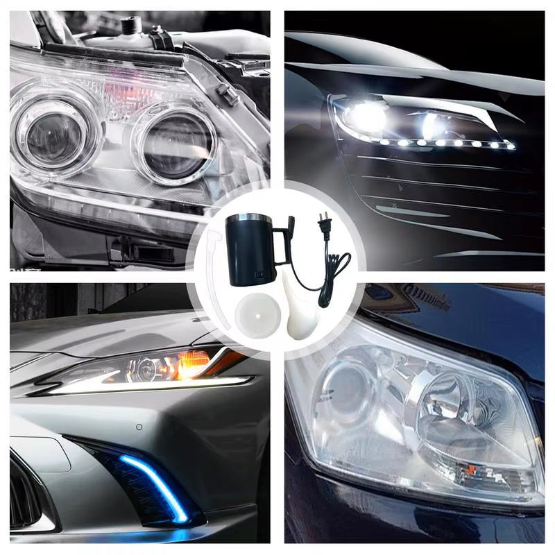 Car Headlights Renovation Polishing Kit Headlight Restoration Kit Workshop Automotive Care Tools No Liquid Polymer Headlights